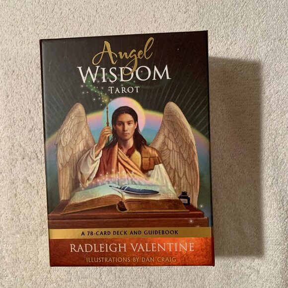 ANGEL WISDOM TAROT CARDS 78 CARDS WITH GUIDEBOOK - Picture 1 of 6